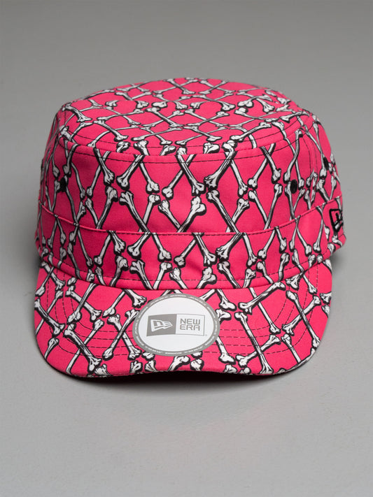 New Era X Jeremy Scott A/W 2013 Bones Argyle Military Cap - size M