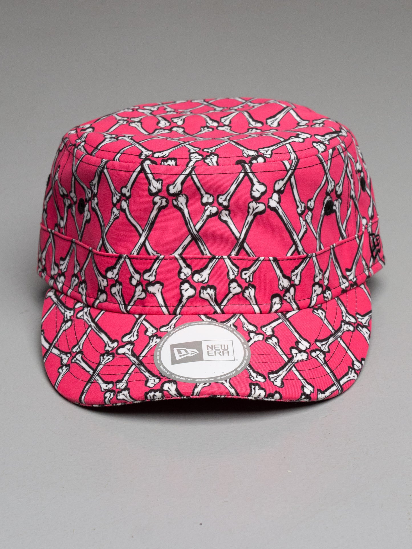 New Era X Jeremy Scott A/W 2013 Bones Argyle Military Cap - size L