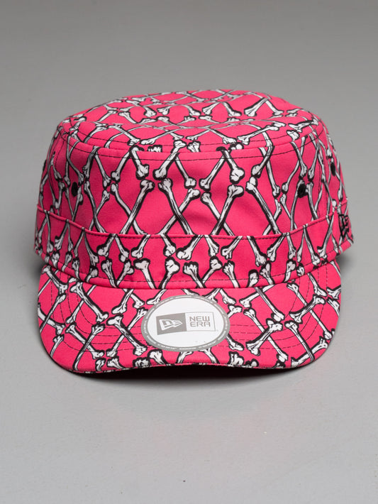 New Era X Jeremy Scott A/W 2013 Bones Argyle Military Cap - size L