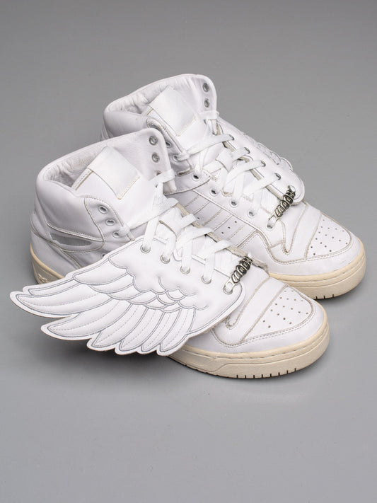 adidas Originals by Jeremy Scott S/S 2009 JS Wings (white/silver) - size 44 2/3