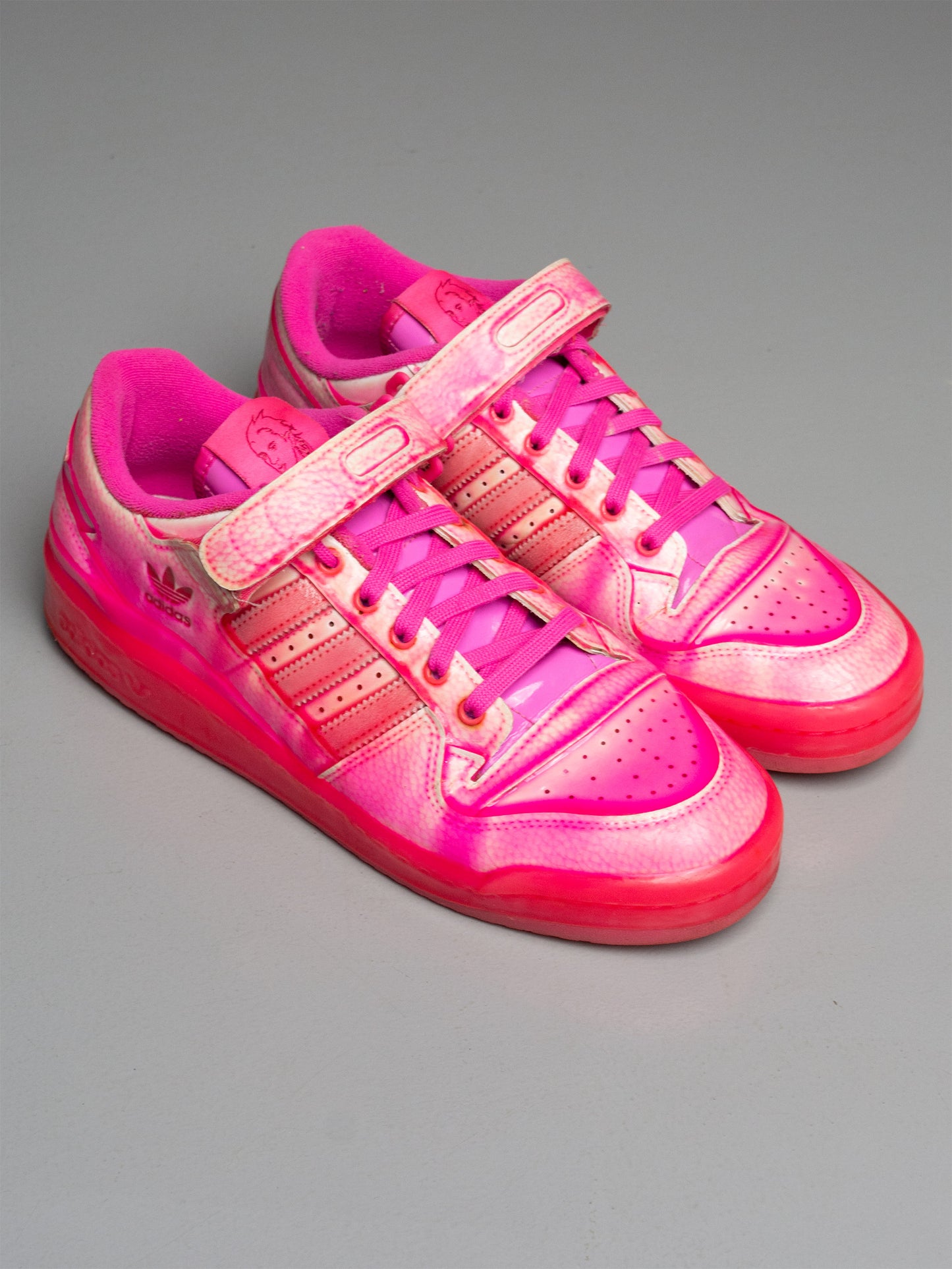 adidas Originals X Jeremy Scott 2021 JS Forum Dipped Low "Solar Pink" - size 44