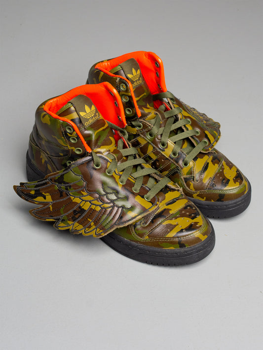 adidas Originals by Jeremy Scott A/W 2011 JS Wings Camo - size 39 1/3