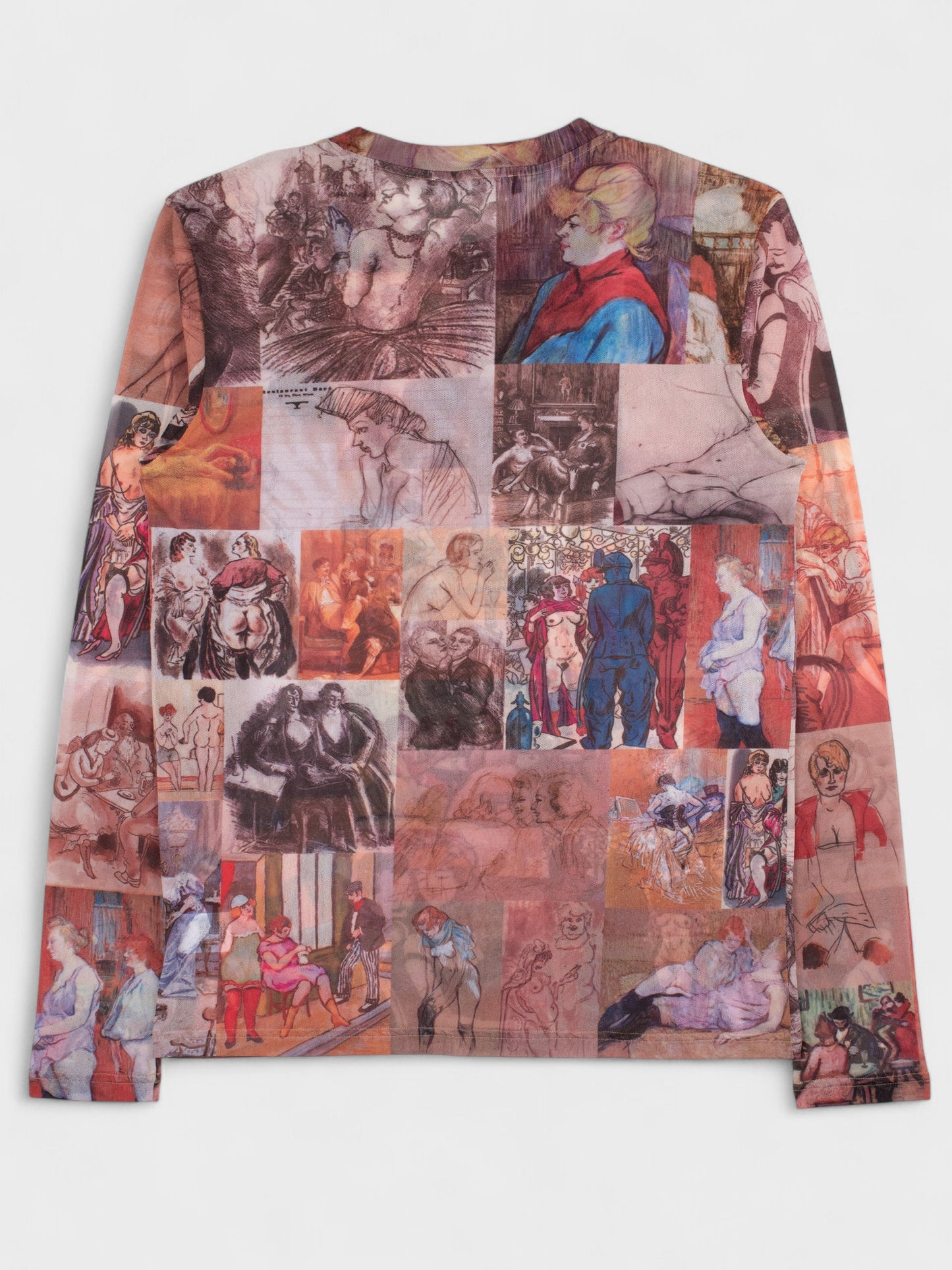 Y/Project - (sample) Toulouse-Lautrec mesh long sleeve - size M