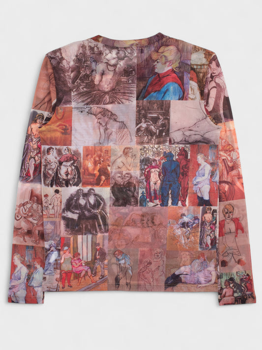 Y/Project - (sample) Toulouse-Lautrec mesh long sleeve - size M