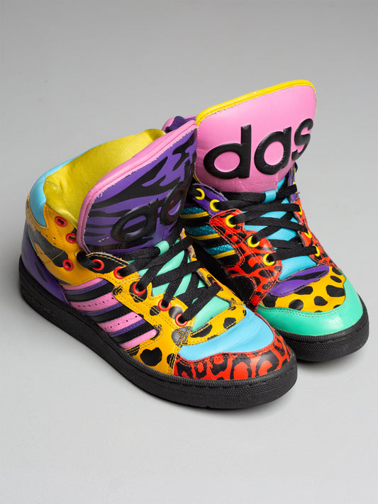 adidas Originals by Jeremy Scott A/W 2012 JS Instinct Hi (Multicolor) - size 40