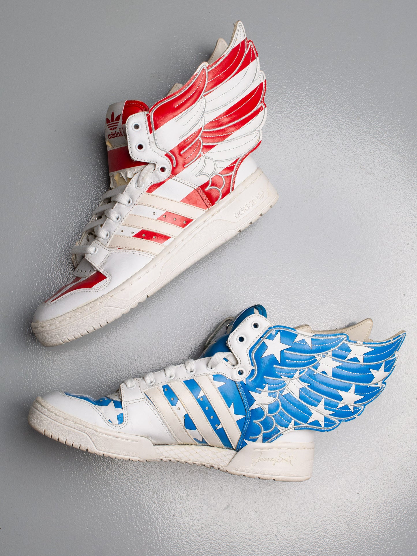 adidas Originals by Jeremy Scott S/S 2012 JS Wings 2.0 "Stars & Stripes" - size 41 1/3