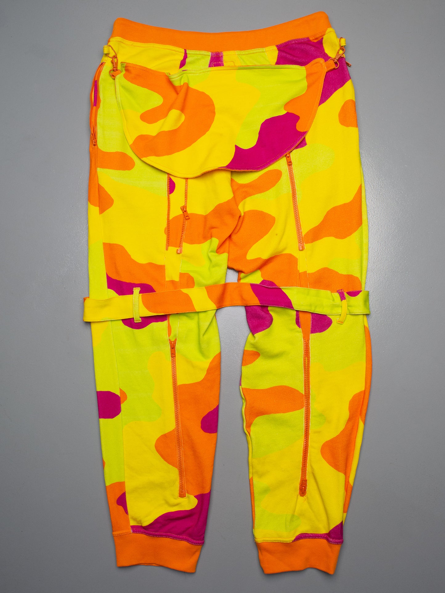adidas Originals by Jeremy Scott A/W 2013 Neon Camo Sweat Pant - men's size L