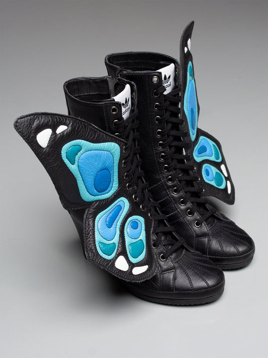 adidas Originals by Jeremy Scott A/W 2012 JS Wings Wedge "Butterfly" - size 39 1/3