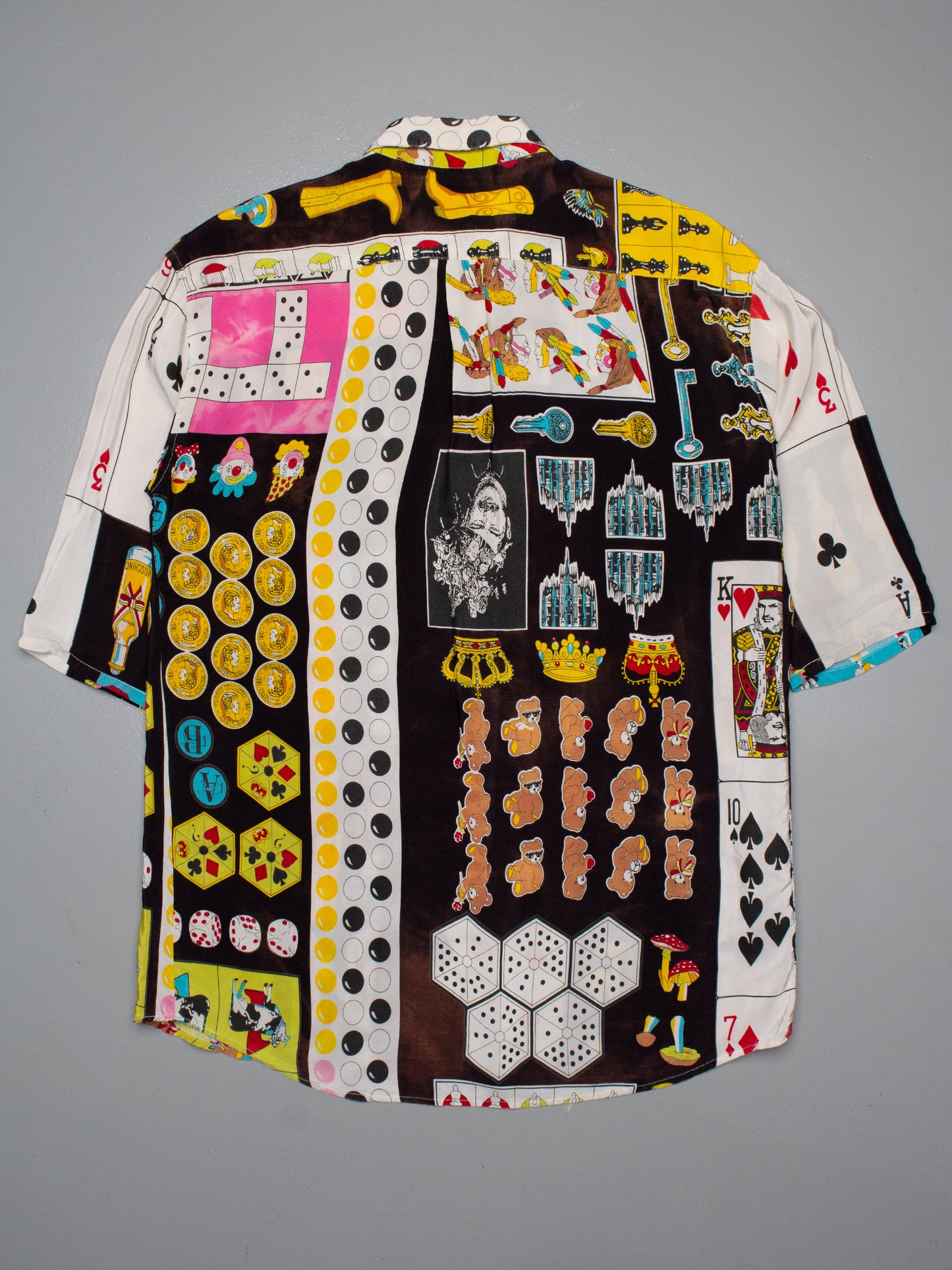 vintage Moschino Jeans print oversized shirt - women's size S