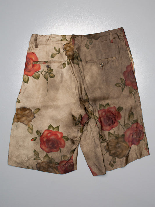 UMA WANG S/S 2023 floral print Pallor Pants - men's size M