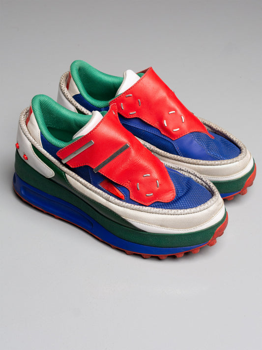 adidas X Raf Simons S/S 2014 Super Trekker (red/blue) - size 40 2/3