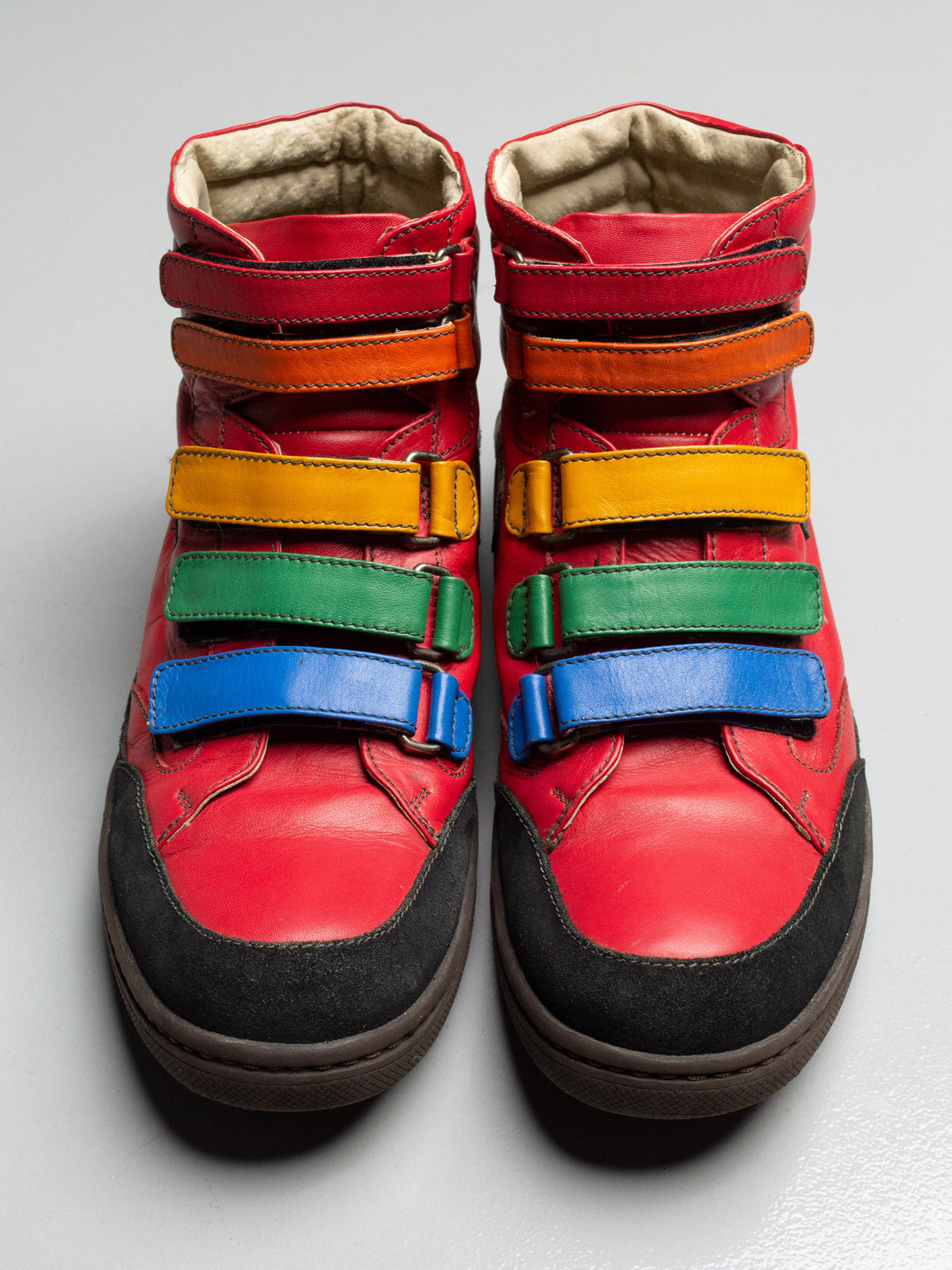 JC/DC by JC de Castelbajac shark sneakers (red)