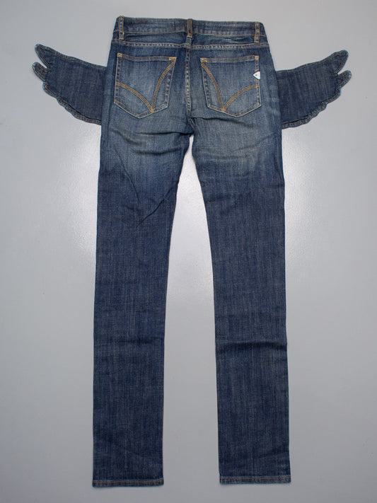 adidas Originals by Jeremy Scott A/W 2011 Wings Cupie JS skinny jeans - size 27