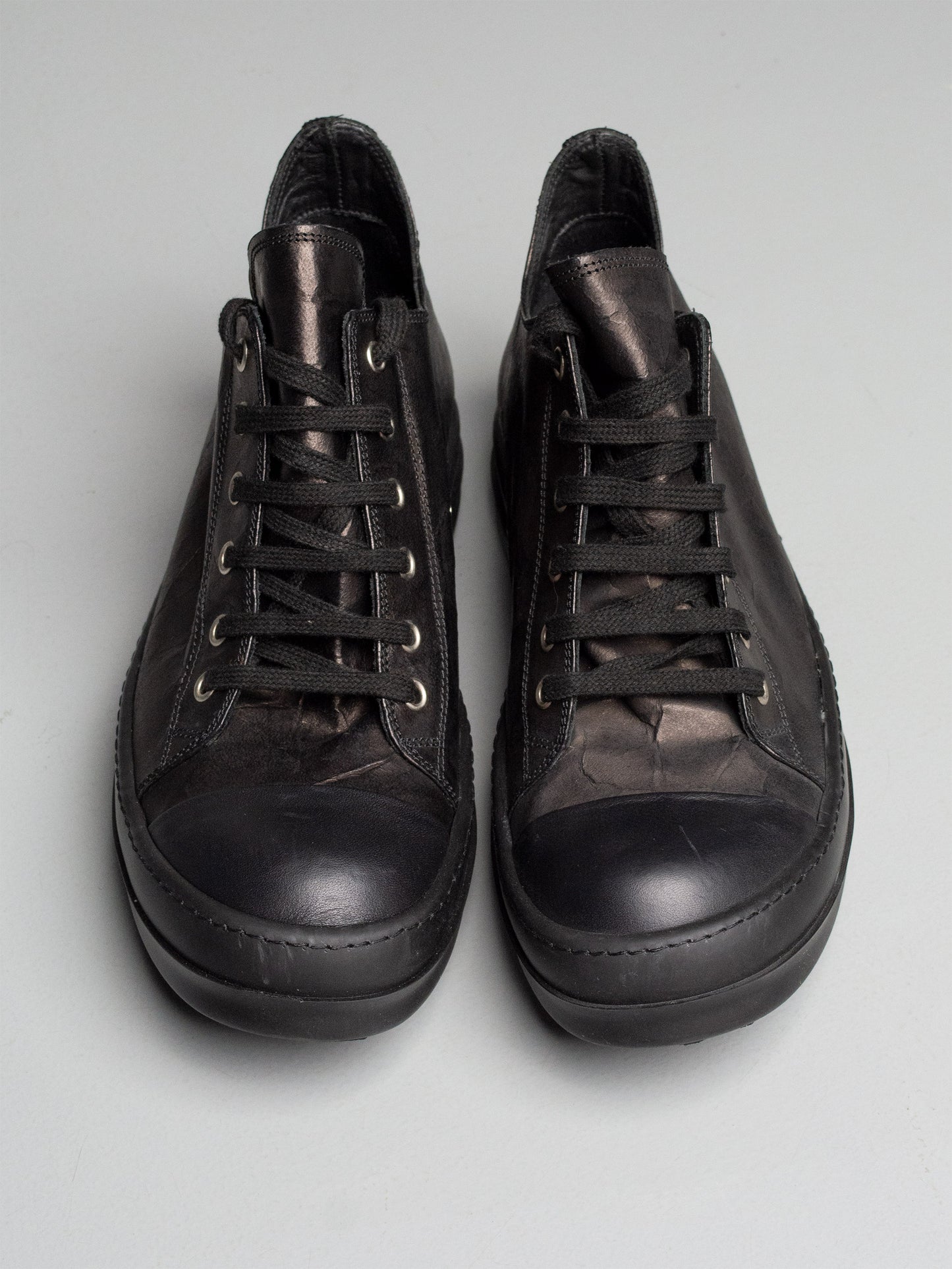 Rick Owens "Ramones" leather sneakers - size 40