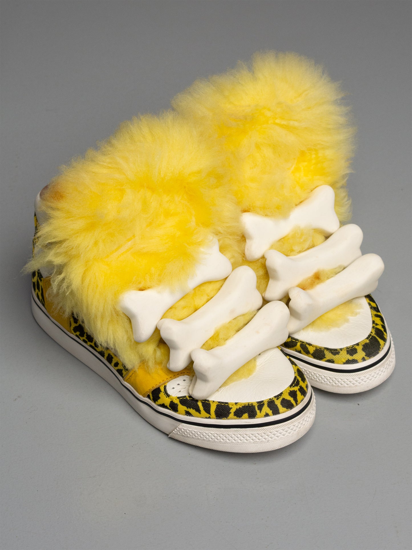 adidas Originals by Jeremy Scott S/S 2015 JS Bones Fur - size 38