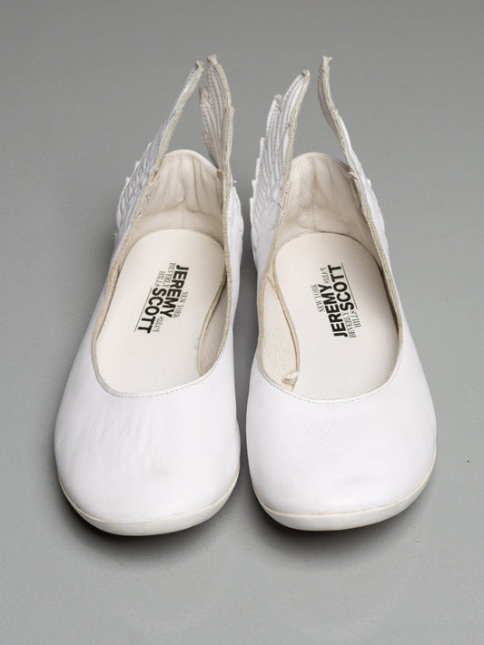 adidas Originals by Jeremy Scott S/S 2011 JS Wings Ballerinas (white) - size 39 1/3