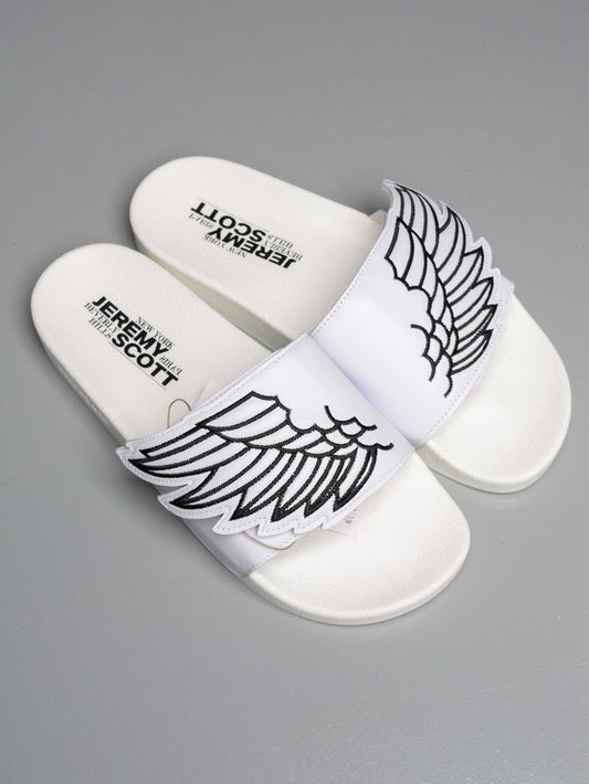 adidas Originals X Jeremy Scott 2022 Monogram Adilette Wings - size 44 1/2