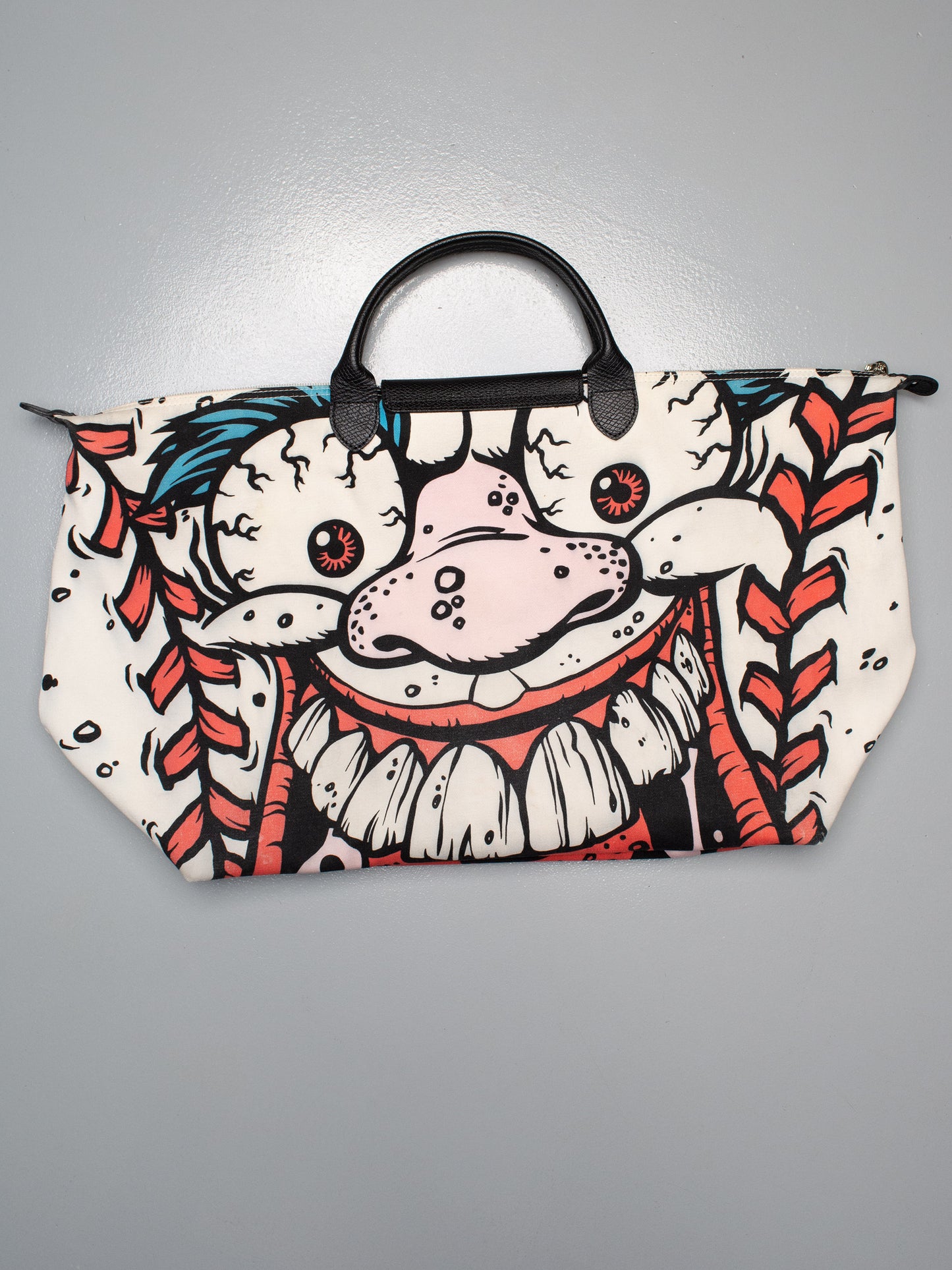 Longchamp X Jeremy Scott X Madballs A/W 2014 Le Pliage bag