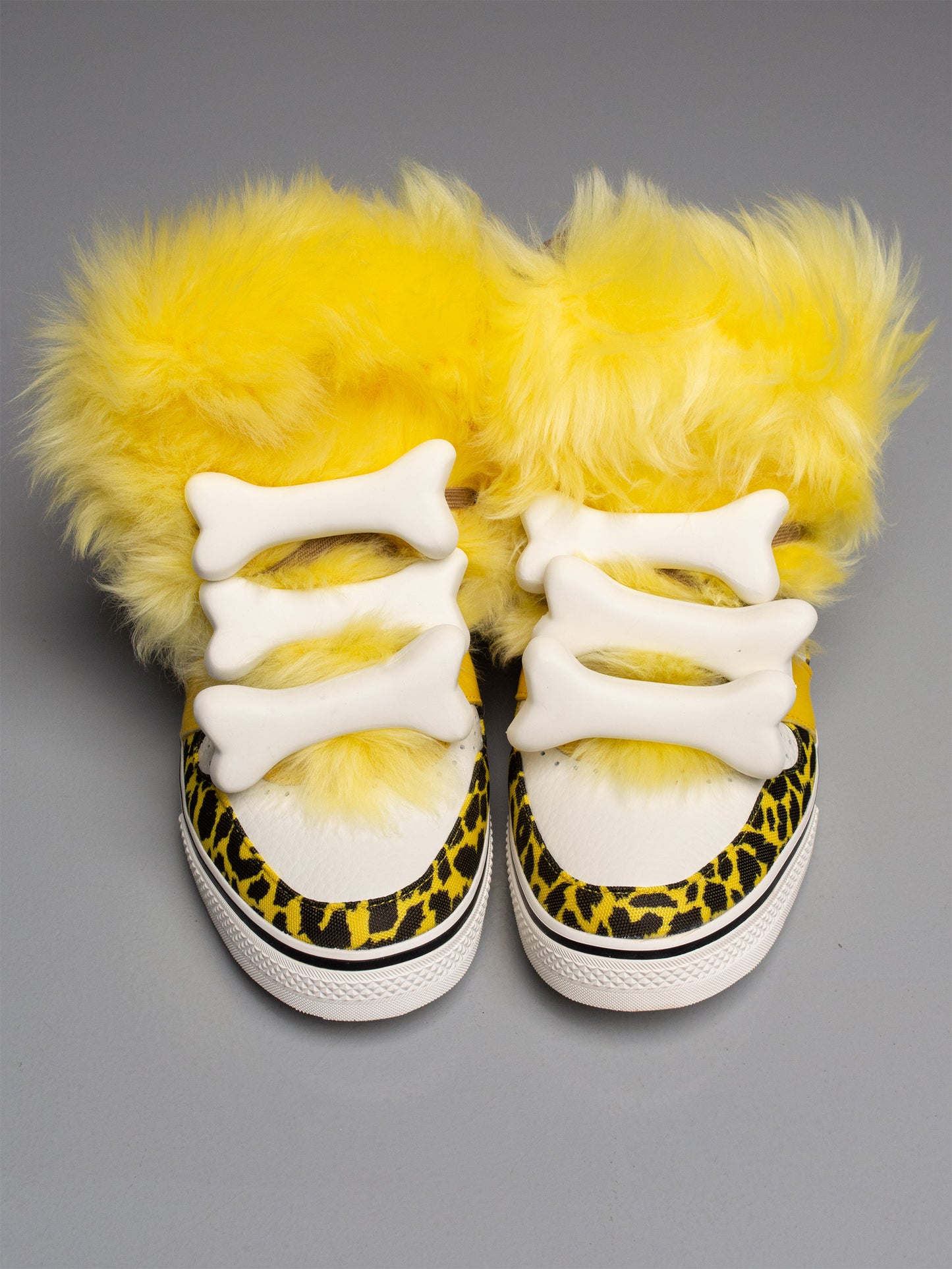 adidas Originals by Jeremy Scott S/S 2015 JS Bones Fur - size 44 2/3