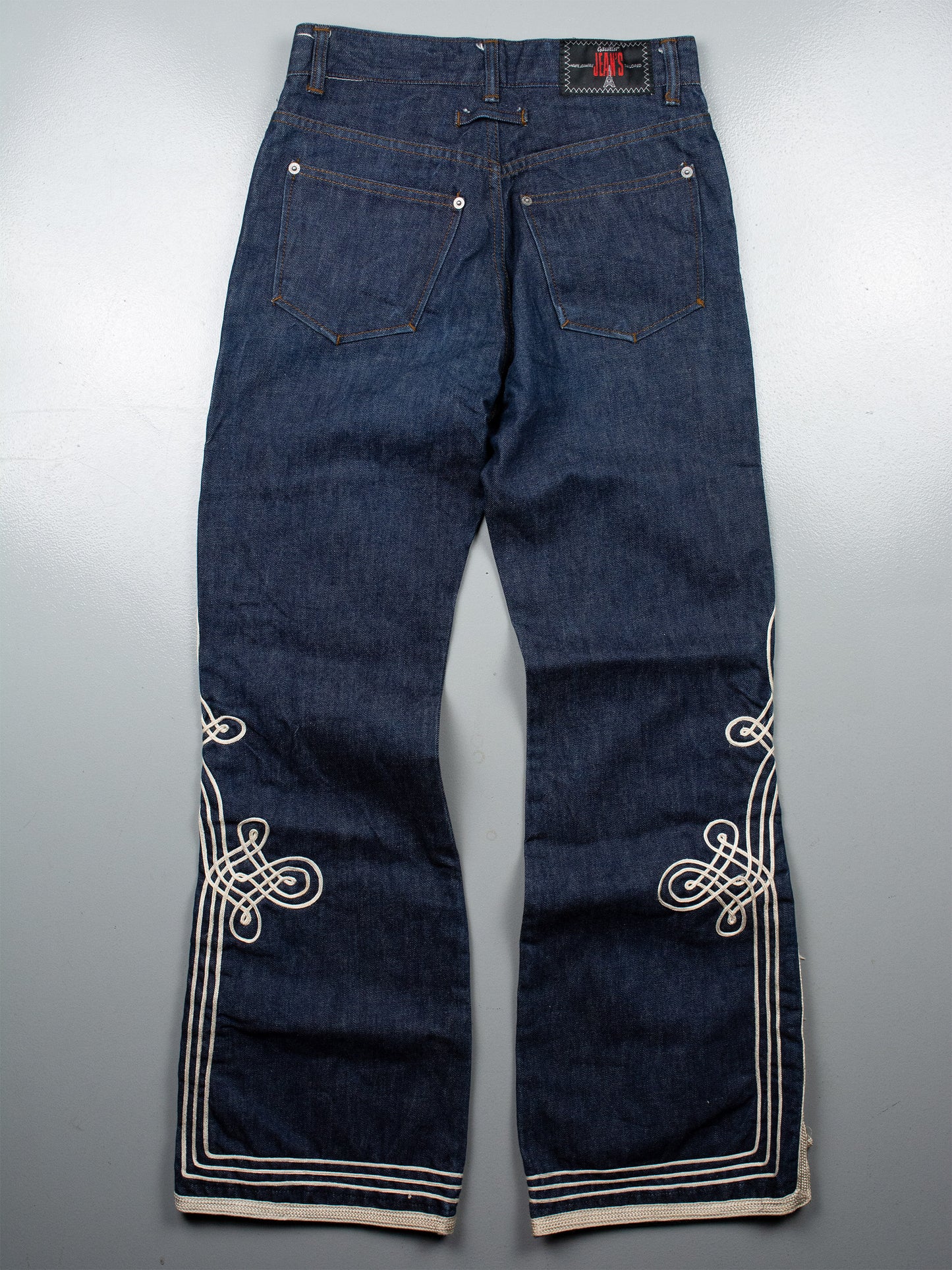 vintage Gaultier Jean's embroidered jeans - size 30