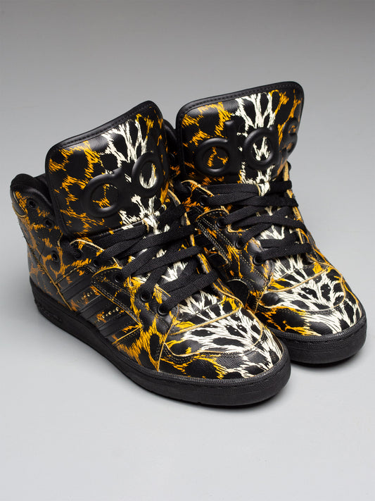 adidas Originals by Jeremy Scott S/S 2014 JS Instinct Hi Leopard - size 40 2/3