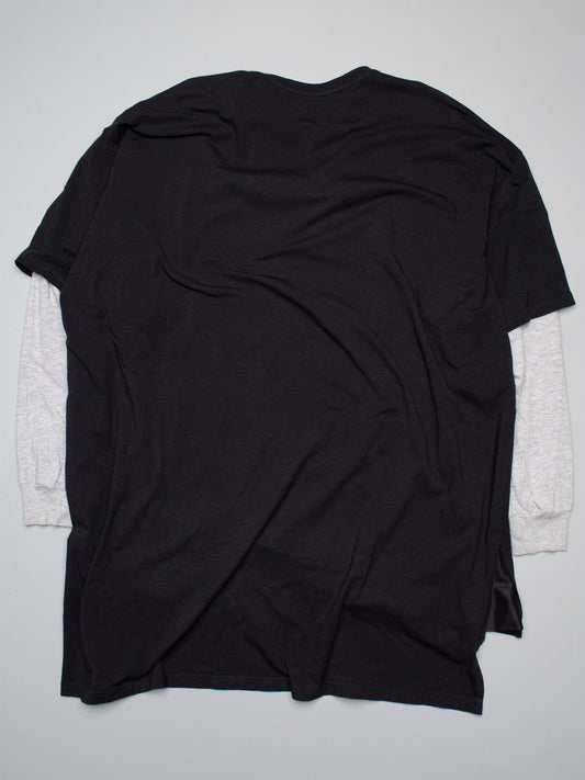 Jeremy Scott S/S 2018 "Paranoid" oversized double sleeve t-shirt - size 40