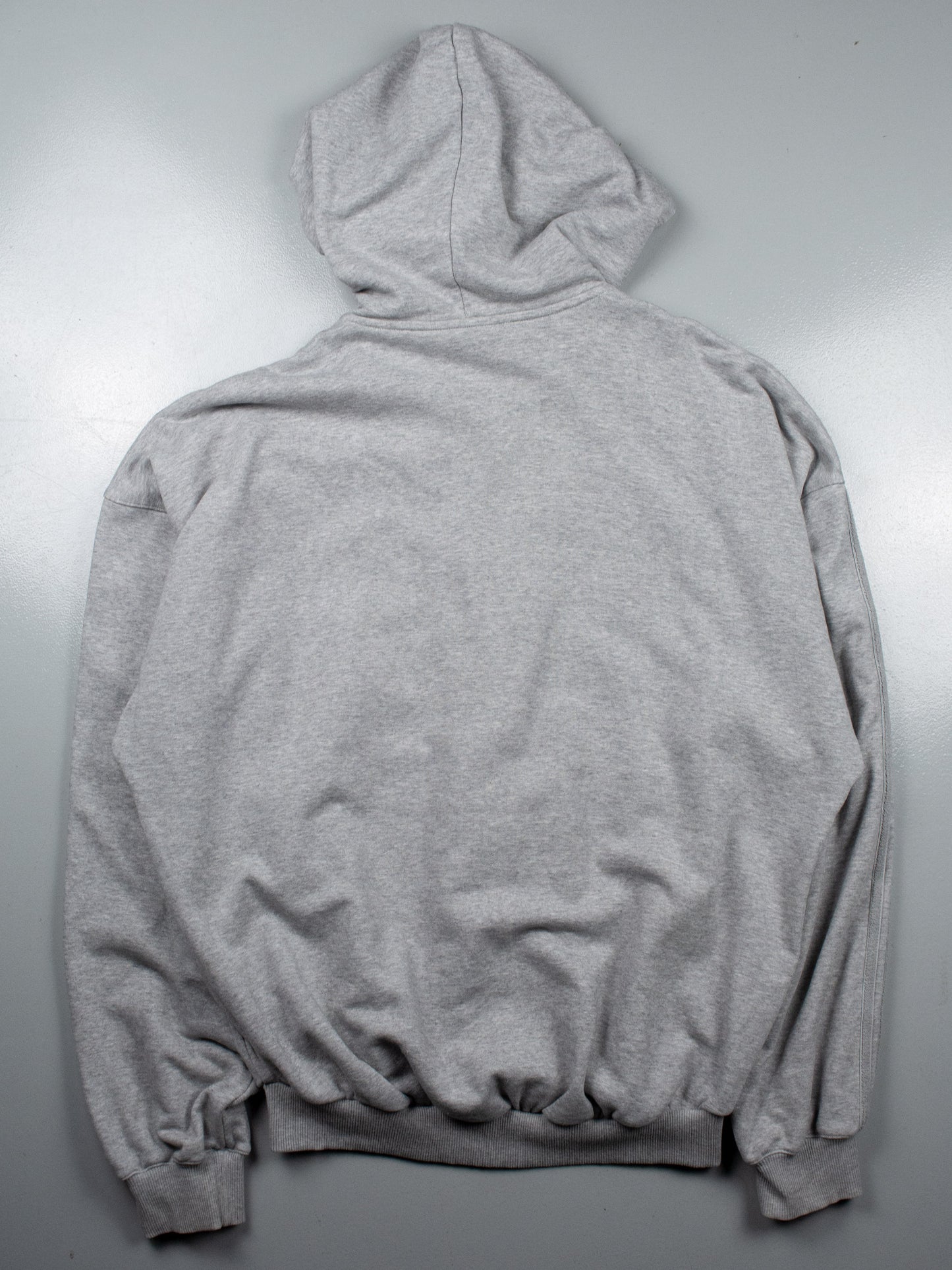 adidas X Gosha Rubchinskiy S/S 2018 oversized zip-up hoodie (grey) - size XS