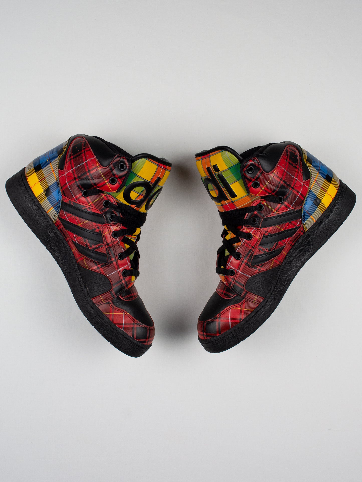adidas Originals by Jeremy Scott - S/S 2013 - JS Instinct Hi "Plaid" - size 46