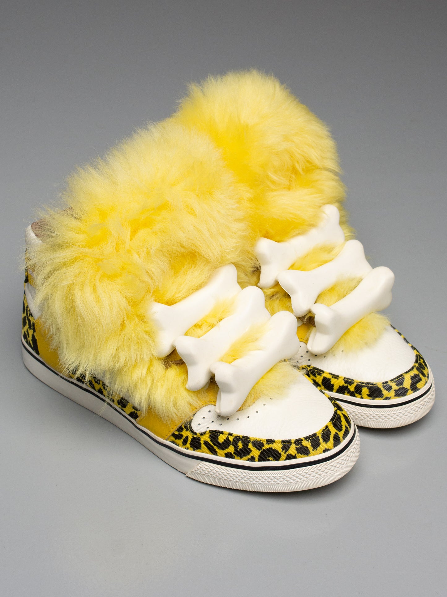 adidas Originals by Jeremy Scott S/S 2015 JS Bones Fur - size 43 1/3