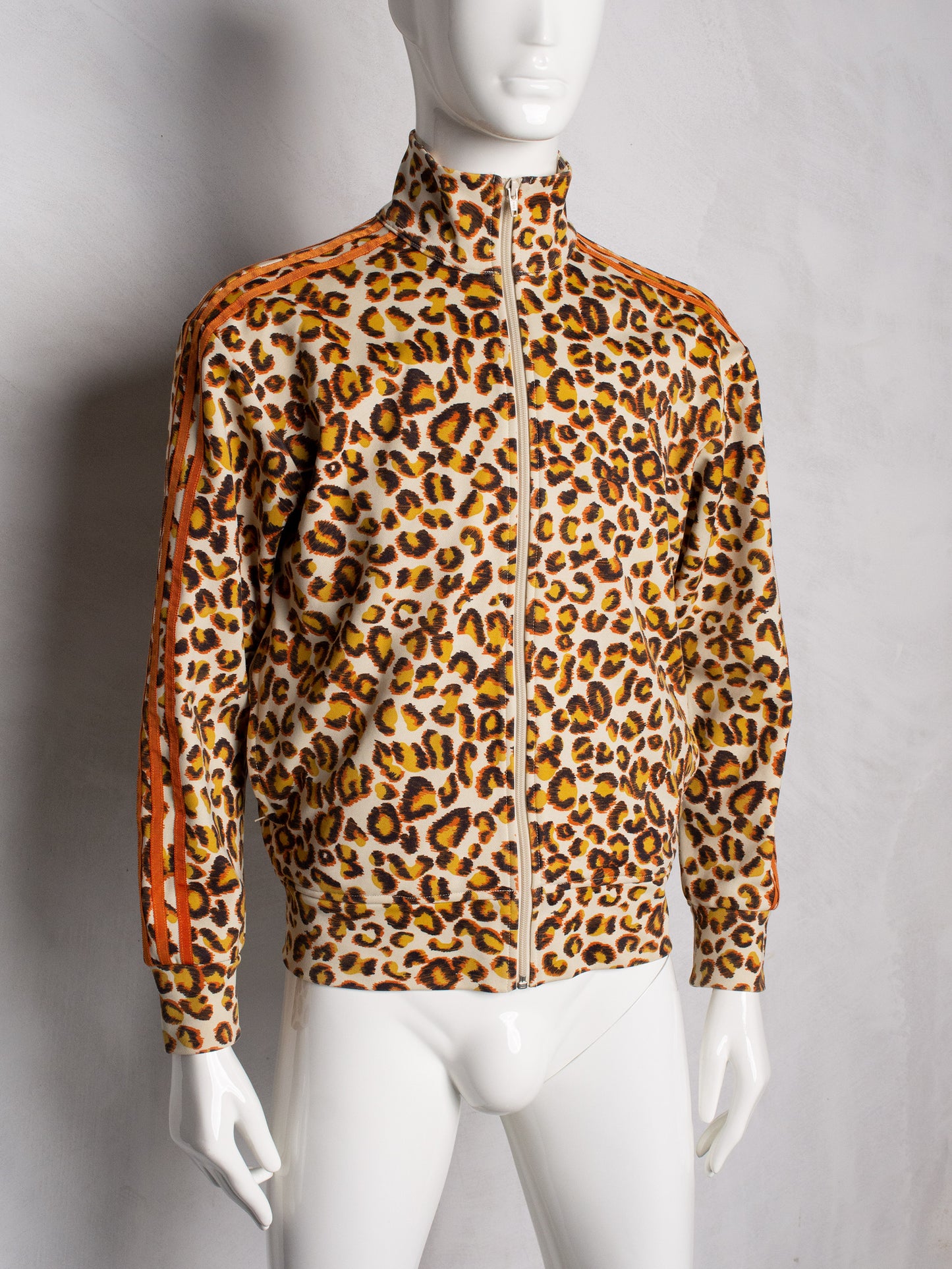 adidas Originals by Jeremy Scott A/W 2011 Firebird Track Top Leopard - men's size S