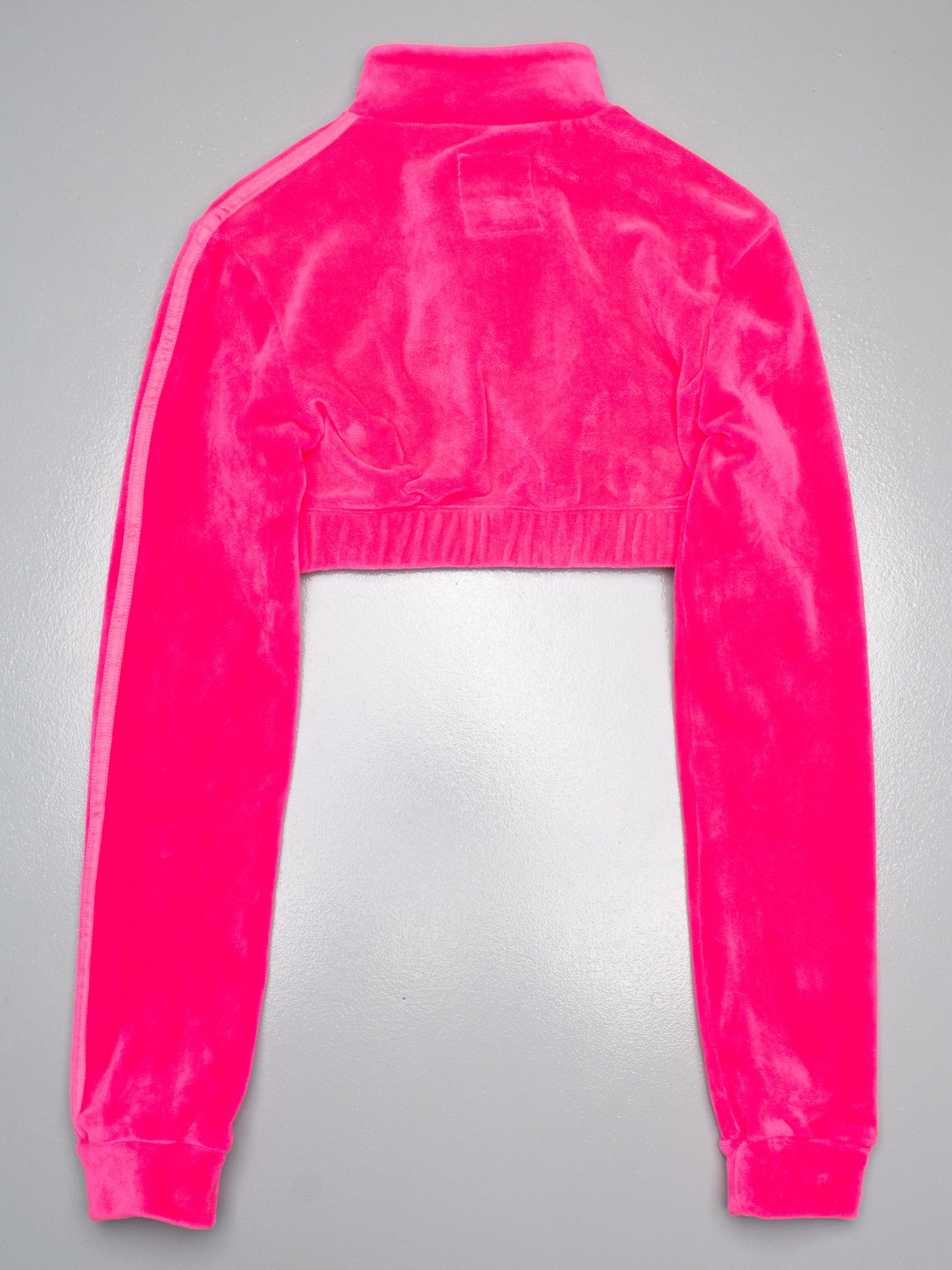 adidas Originals X Jeremy Scott 2021 JS Track Crop Top (pink) - size XS