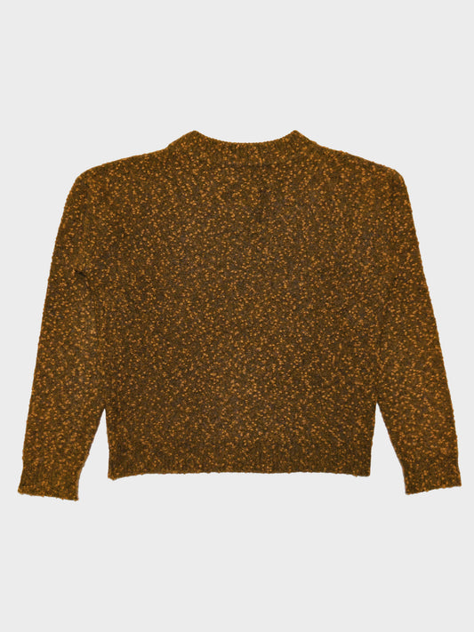 Gosha Rubchinskiy - A/W 2014 - boucle cropped sweater - size S