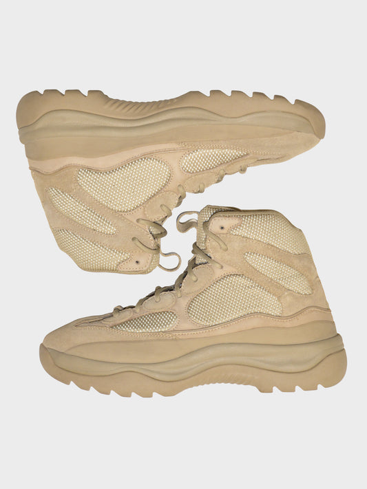 YEEZY Season 7 (2018) - Thick Suede, Mesh and Nubuck Desert Boot (Taupe) - size 45