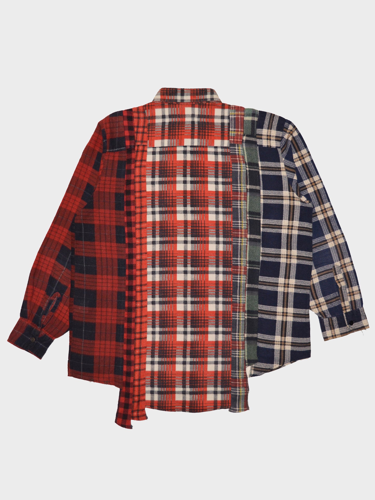 Rebuild by Needles - 7-cut check flannel shirt - size S