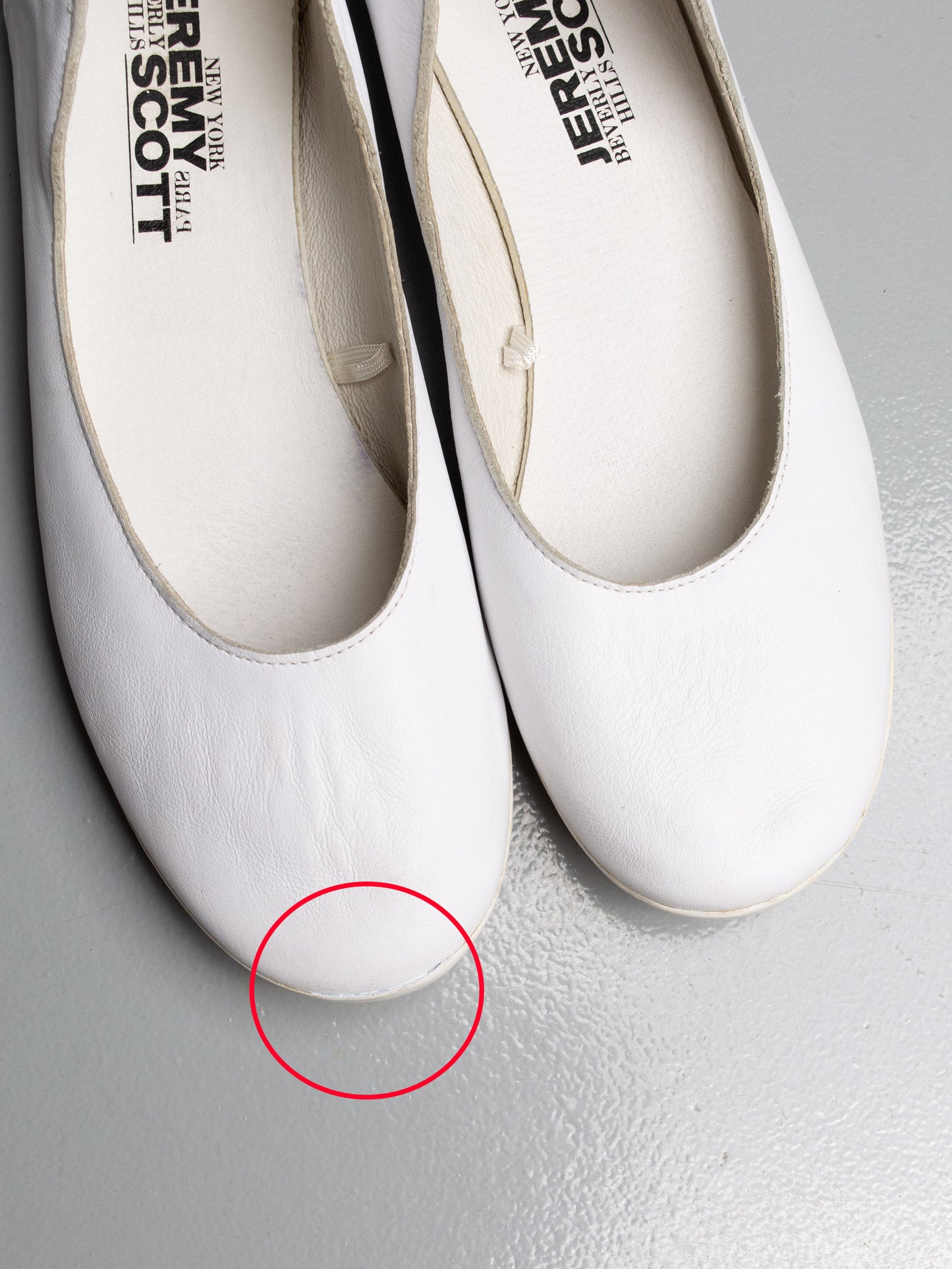 adidas Originals by Jeremy Scott S/S 2011 JS Wings Ballerinas (white) - size 39 1/3