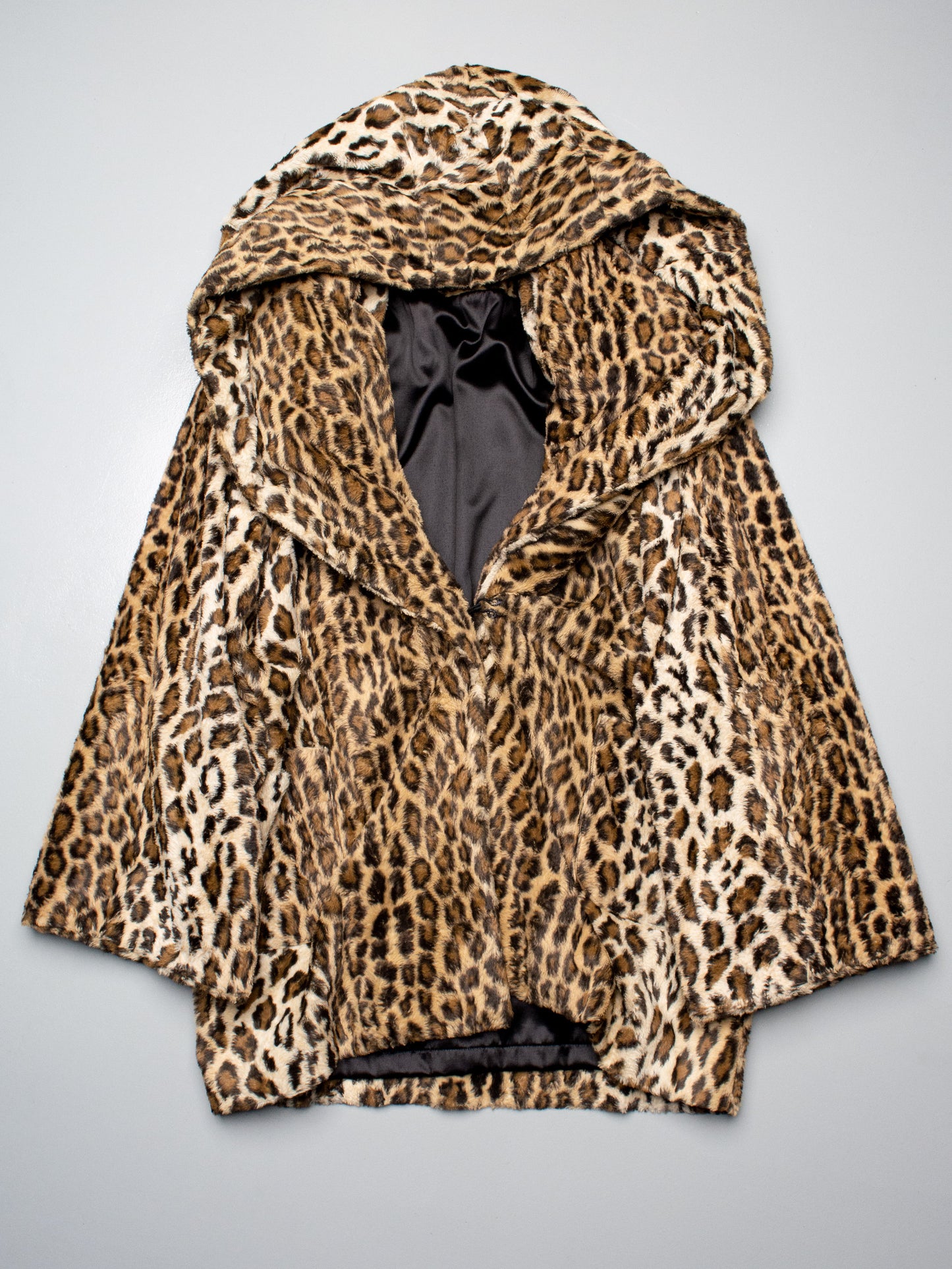 OMO Norma Kamali - (vintage) - leopard faux fur coat