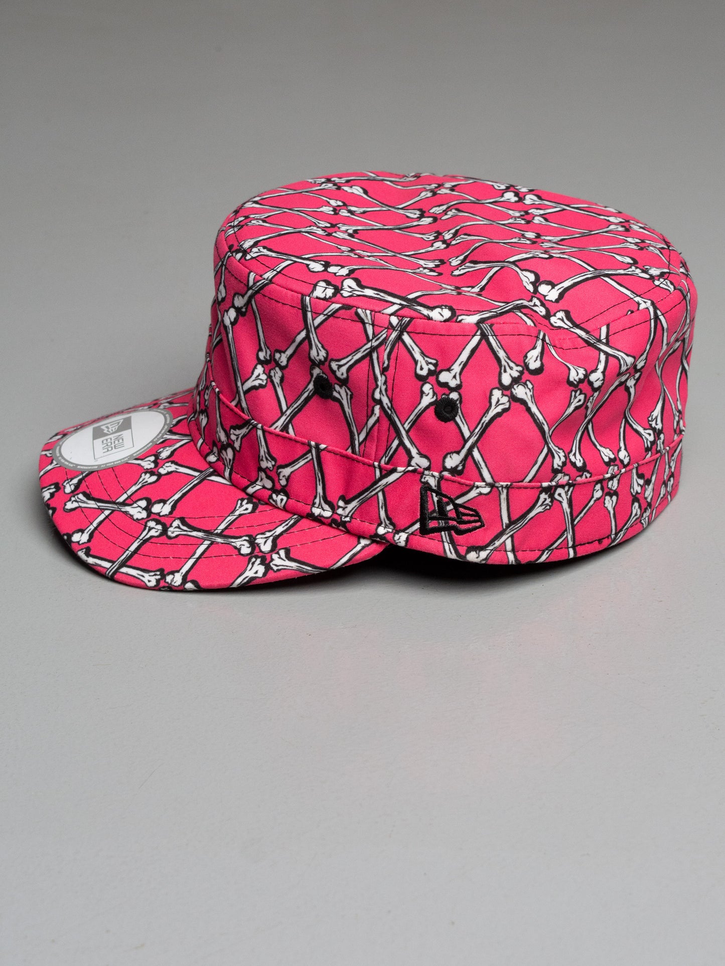 New Era X Jeremy Scott A/W 2013 Bones Argyle Military Cap - size L