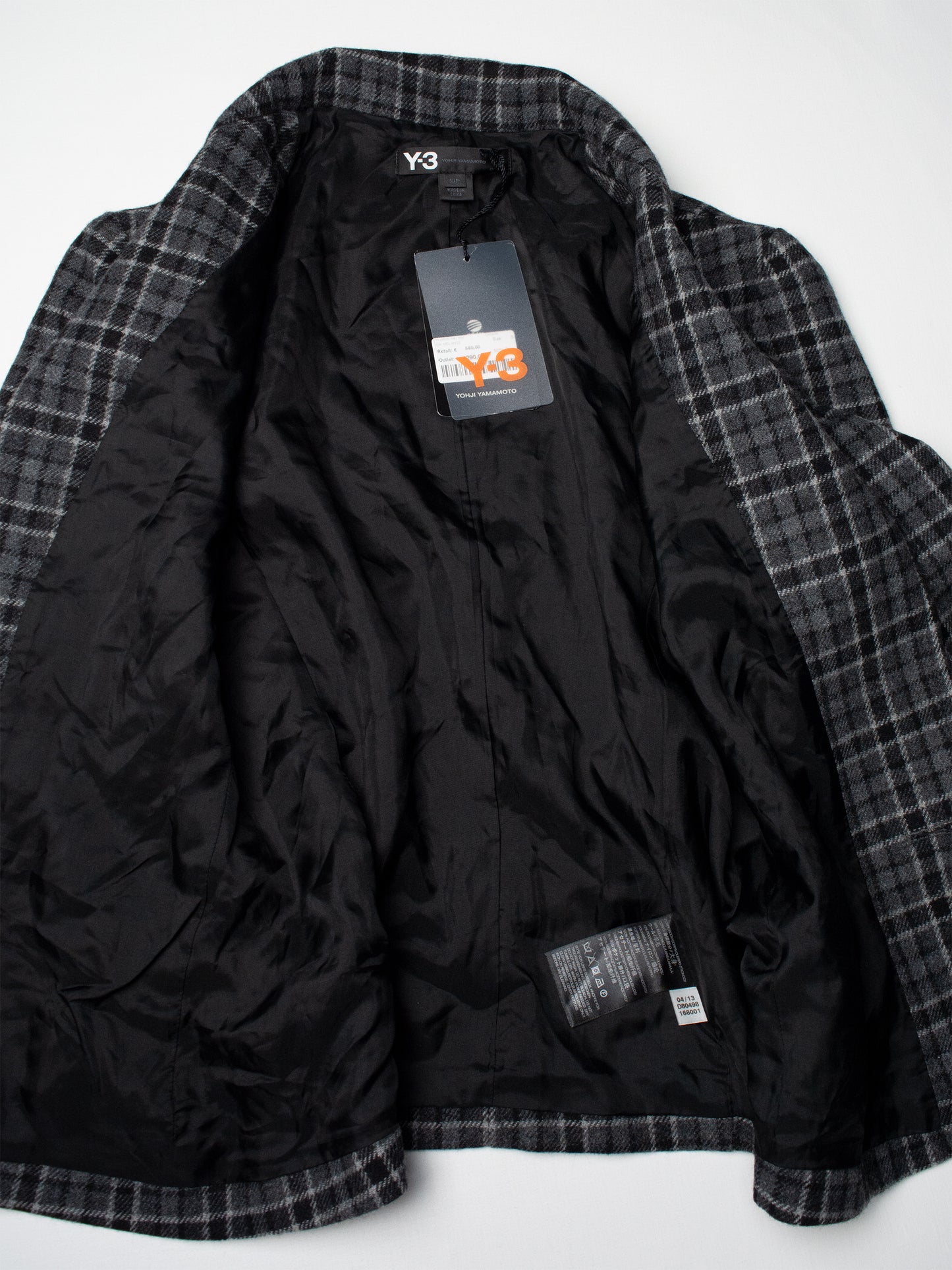 Y-3 - A/W 2013 - Wool Check Blazer - size S
