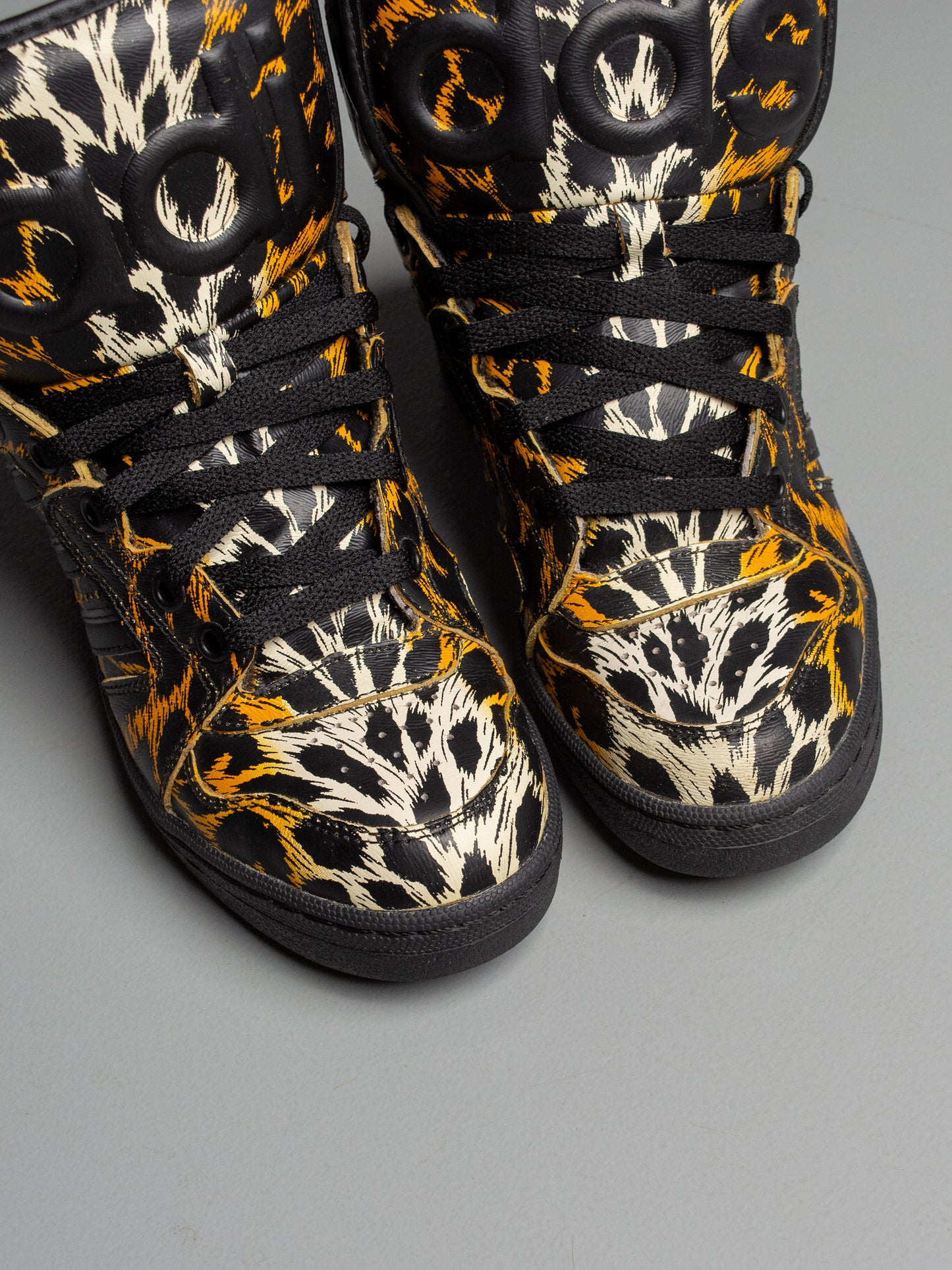 adidas Originals by Jeremy Scott S/S 2014 JS Instinct Hi Leopard - size 38