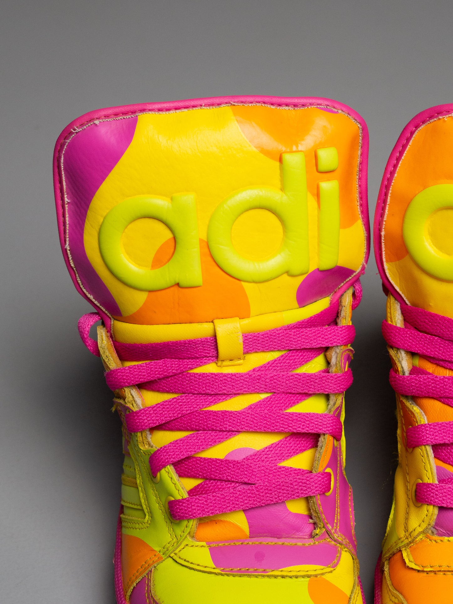 adidas Originals by Jeremy Scott A/W 2013 JS Instinct Hi Neon Camo - size 38