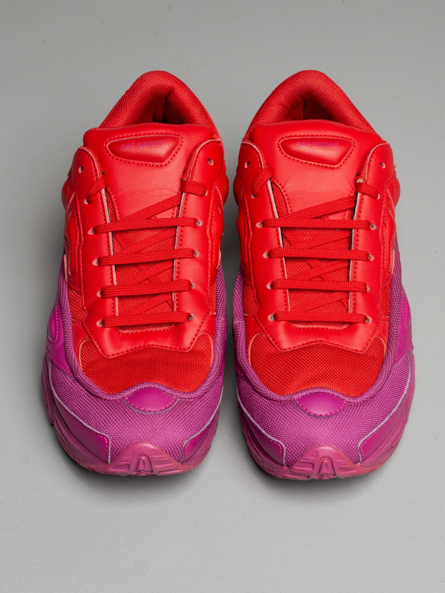 adidas X Raf Simons A/W 2018 RS Ozweego (red/purple) - size 44 2/3