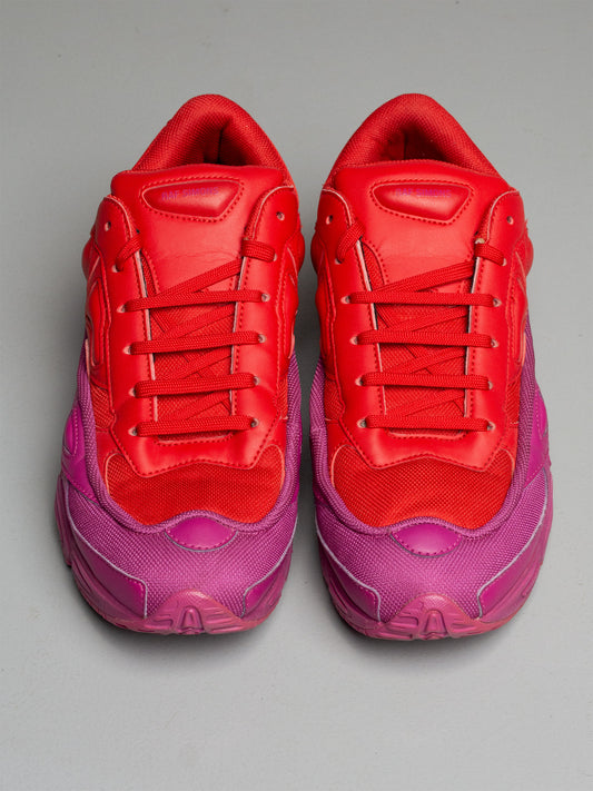 adidas X Raf Simons A/W 2018 RS Ozweego (red/purple) - size 44 2/3