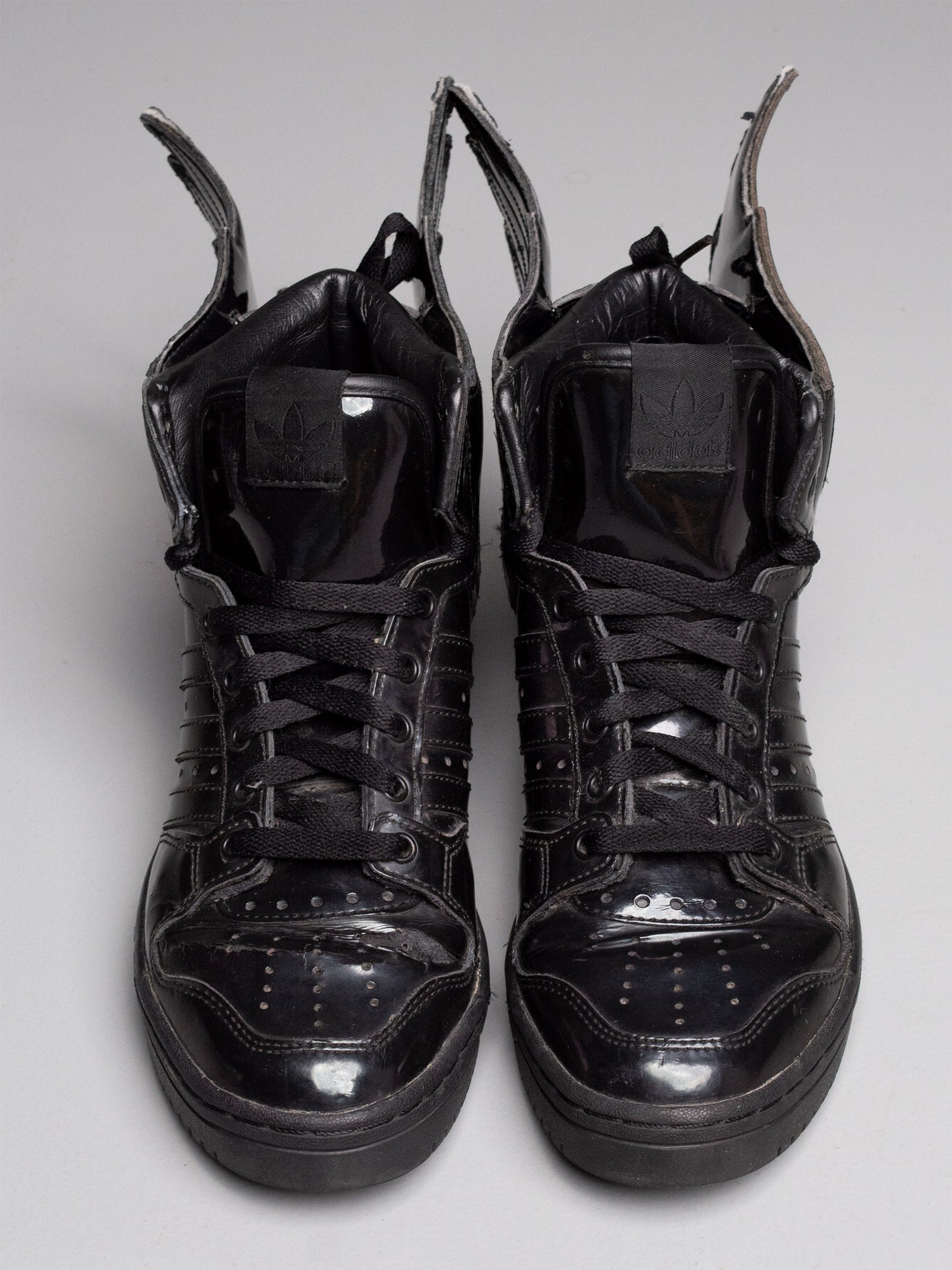 adidas Originals by Jeremy Scott S/S 2013 JS Wings 2.0 "Patent Black" - size 39 1/3