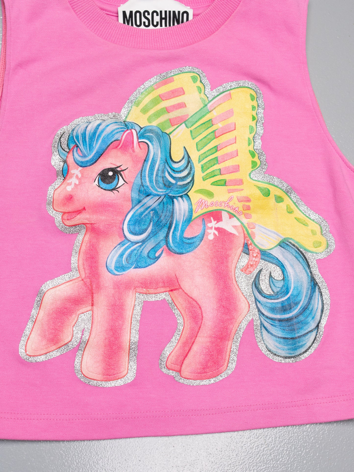 Moschino - S/S 2018 - My Little Pony crop top - size 36