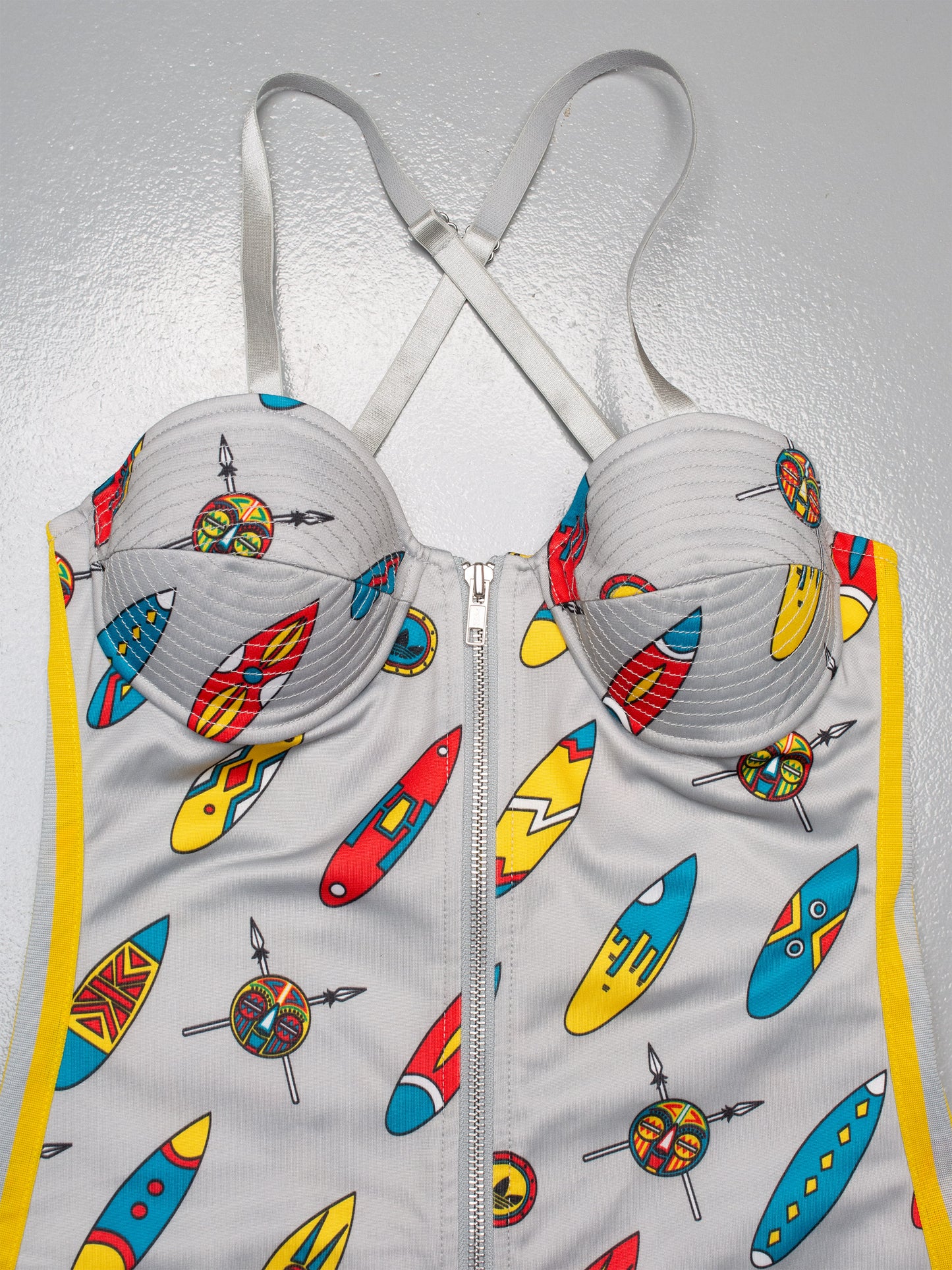 adidas Originals by Jeremy Scott - A/W 2009 - African Surfboard dress - size 38
