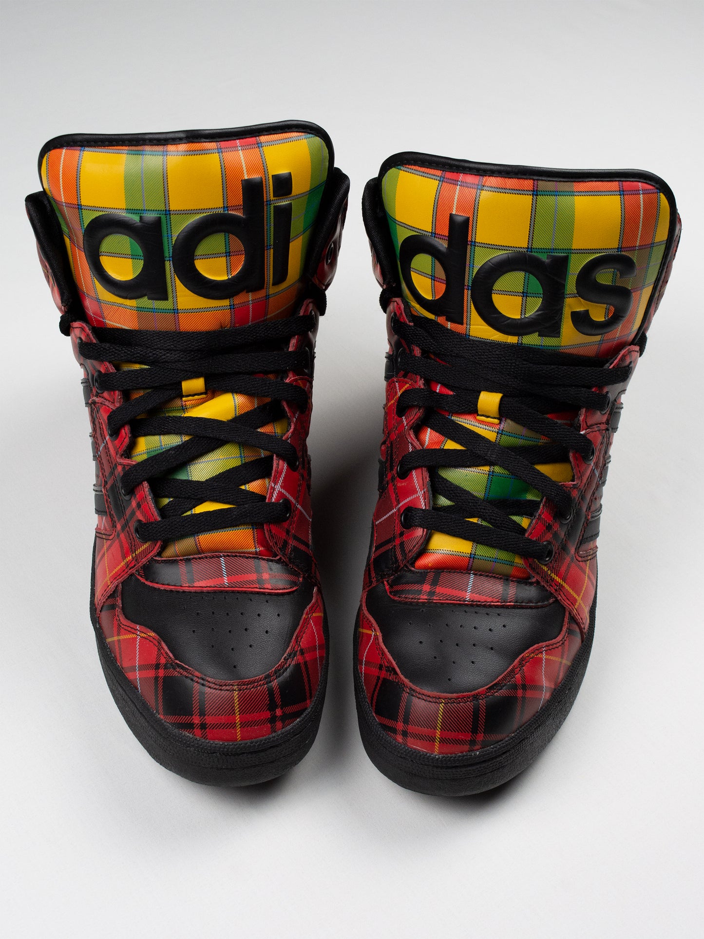 adidas Originals by Jeremy Scott - S/S 2013 - JS Instinct Hi "Plaid" - size 46