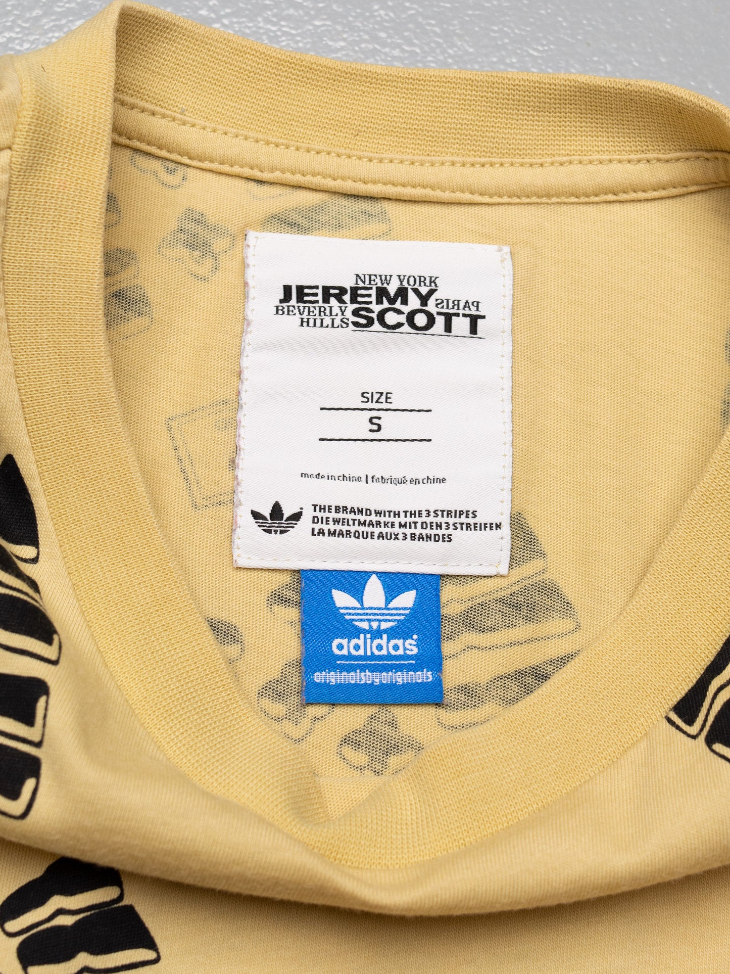 adidas Originals by Jeremy Scott - S/S 2011 - boots stomp t-shirt - men's size S