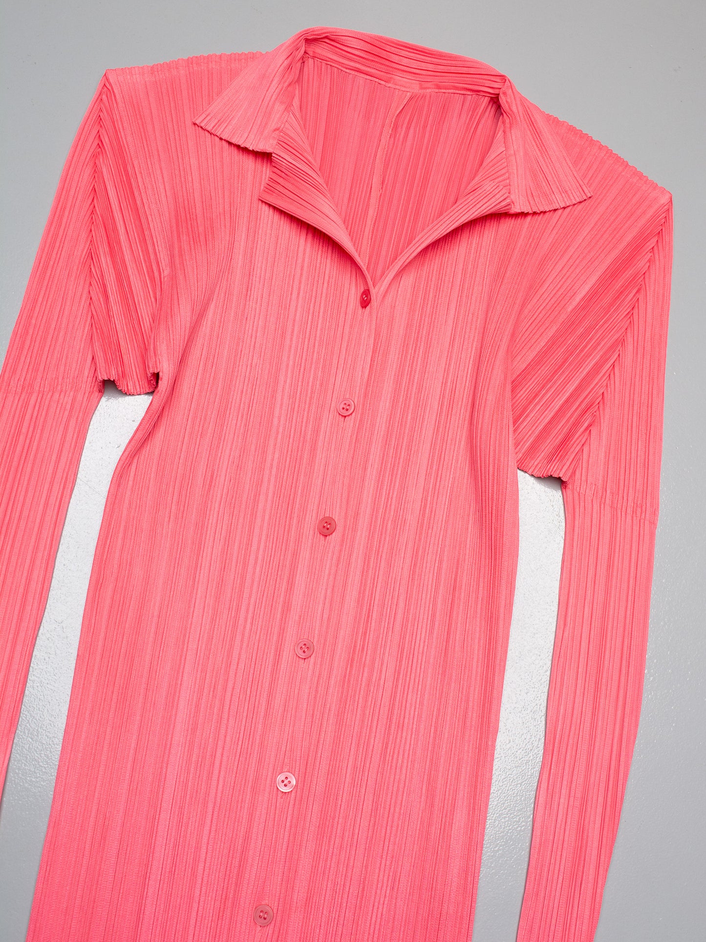 Pleats Please by Issey Miyake button-up shirt - size 5