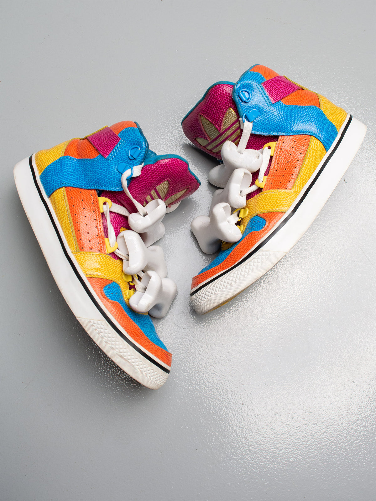 adidas Originals by Jeremy Scott S/S 2014 JS Bones Multicolor - size 37 1/3