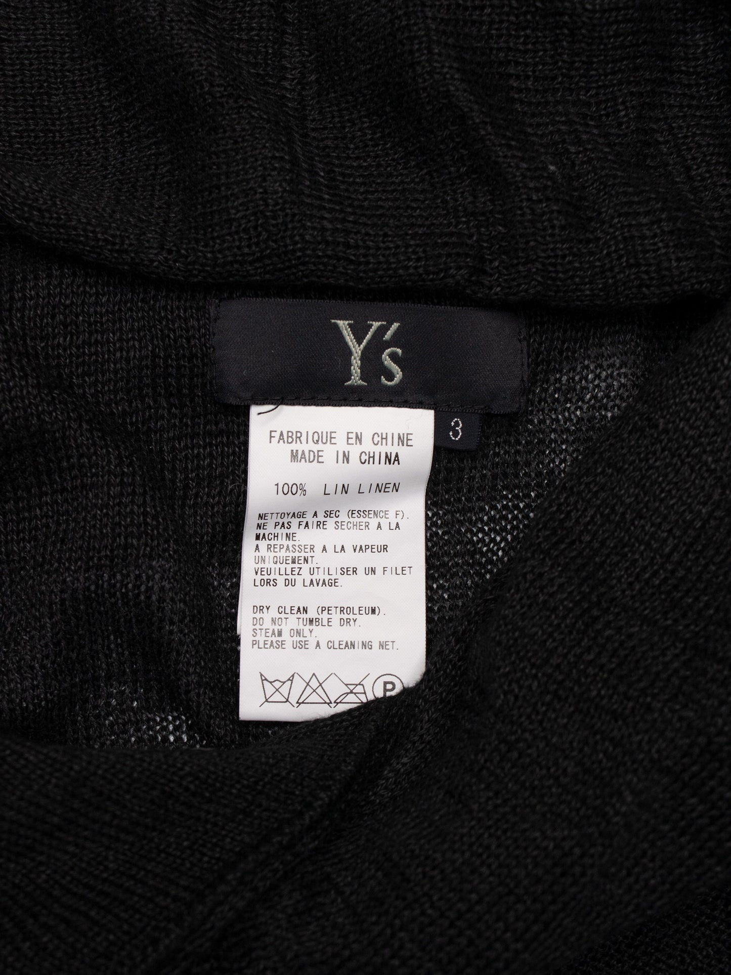 Y's linen top - size 3